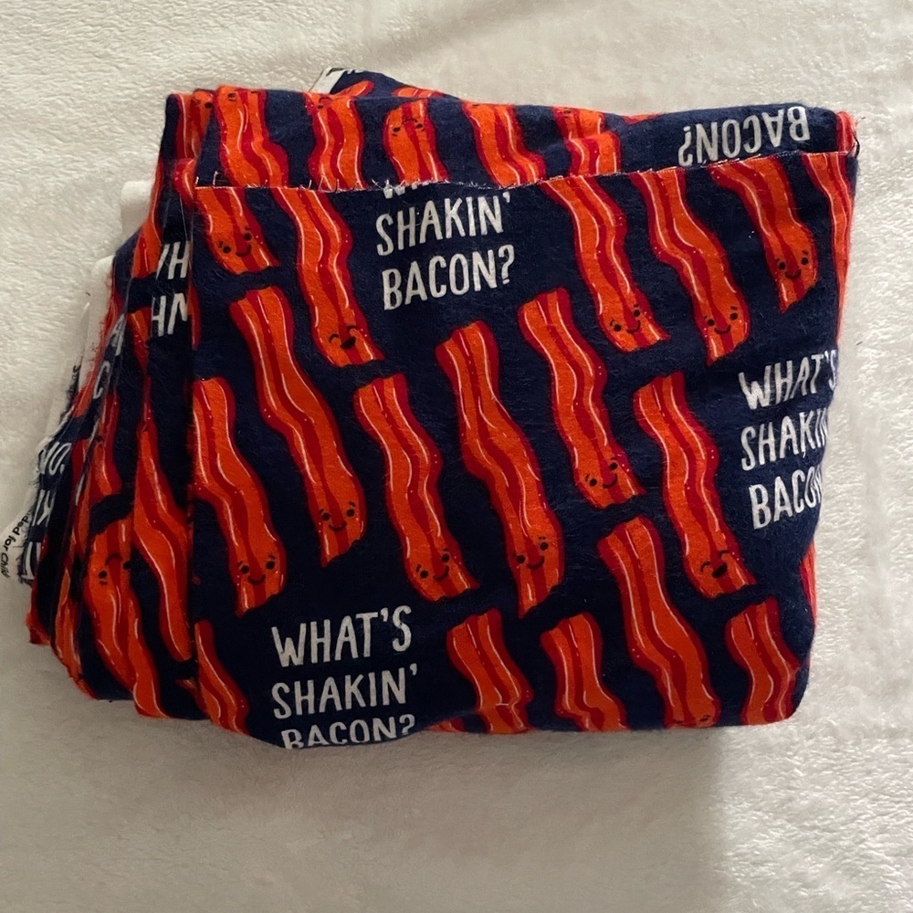 Whats shakin bacon fabric by the yard